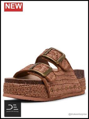 Women's Casual Platform Slingback Flat Sandals Closed Toe Slip On